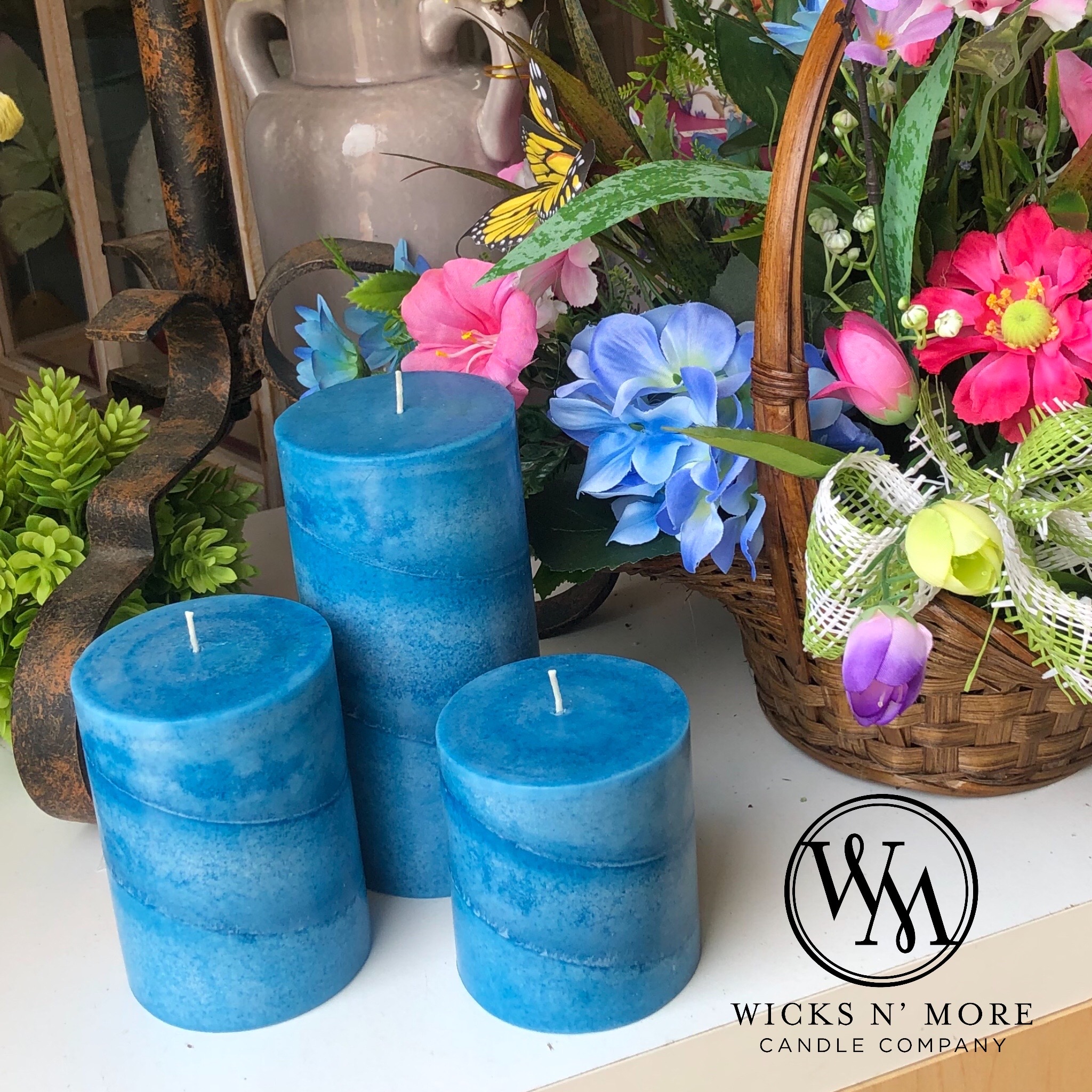 Tropical Blue Paradise Wood Wick Candle – Southern Timeless Candles