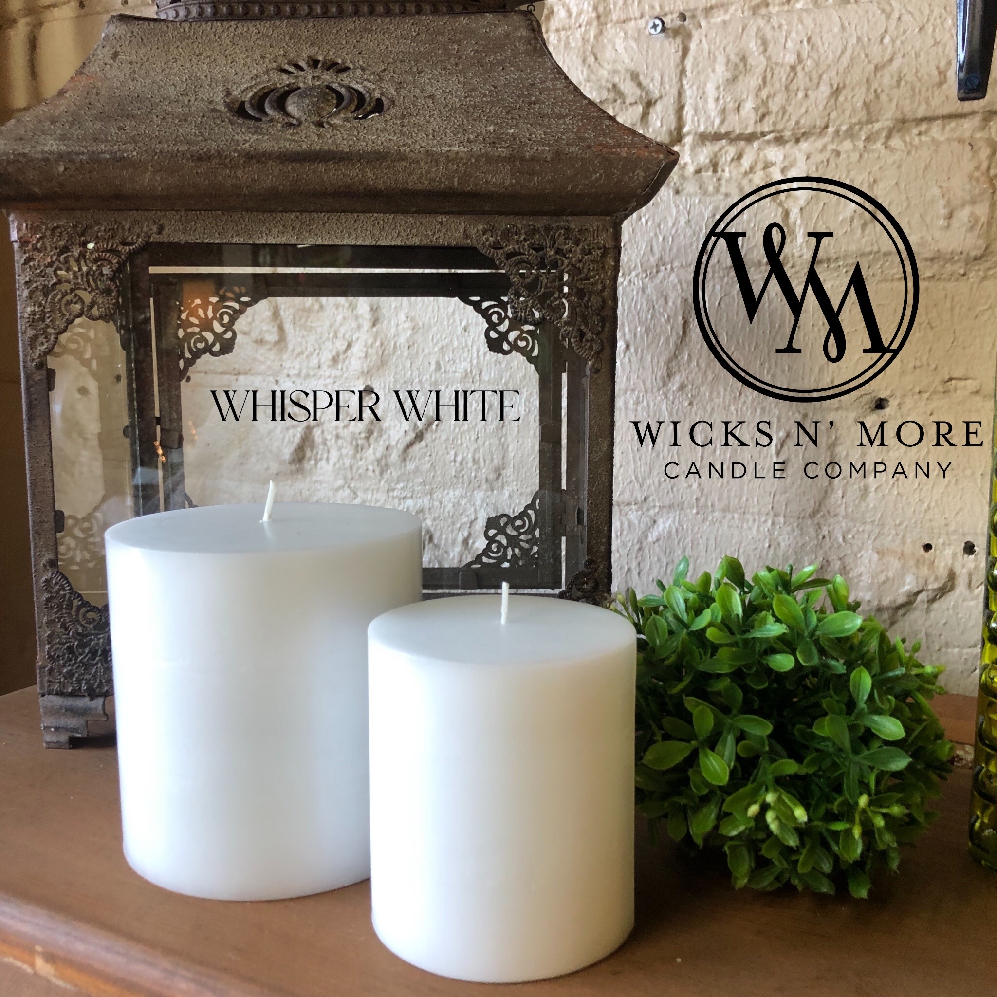 White Peppermint Scented Candle - Wicks N' More Candle Company