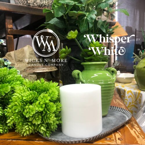 Whisper White Scented Candle