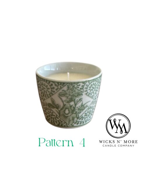 Green Chinoiserie Scented Candle