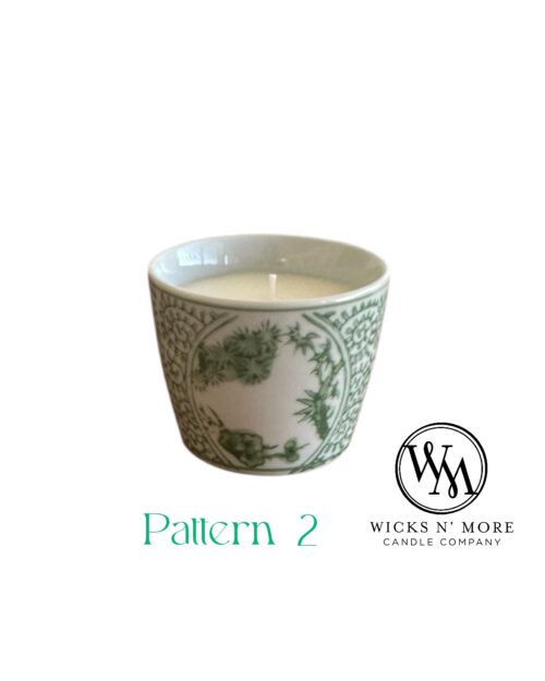 Green Chinoiserie Scented Candle